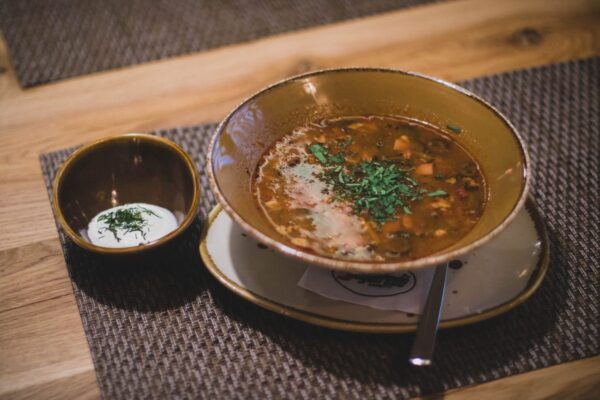 Bowl of lentil soup