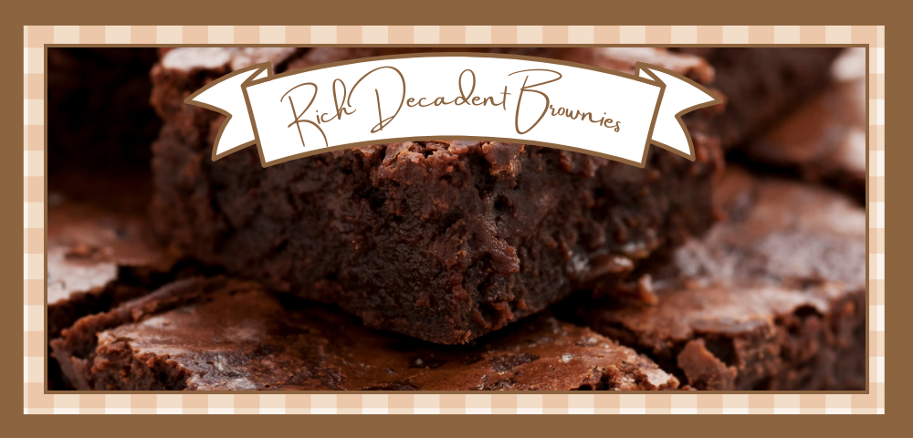 Closeup of cut brownies