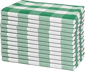 Green-Gingham-Napkins | The Granite Acorn