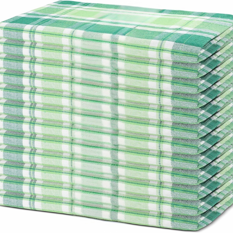 Green Plaid Napkins | The Granite Acorn